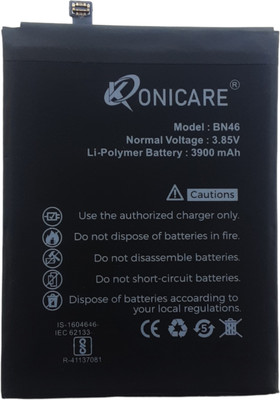 KONICARE Mobile Battery For  Xiaomi Redmi Note 8 / Redmi Note 6 / Redmi 7 / Redmi Y3 / BN46