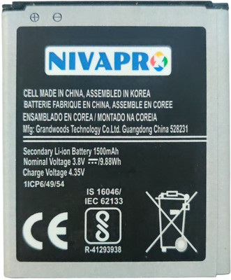 NIVAPRO Mobile Battery For  SAMSUNG Duos,Star Pro S7260,Ace2,i8160,S Duos S7562, S Duos 7582,J1 Mini Prime