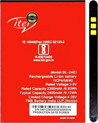 TokTon Mobile Battery For  ITEL A44 Pro/A41/A41 Plus/A40/A44/A44 Air/A46/iT 1508/iT 1508 Plus/ BL-24EI