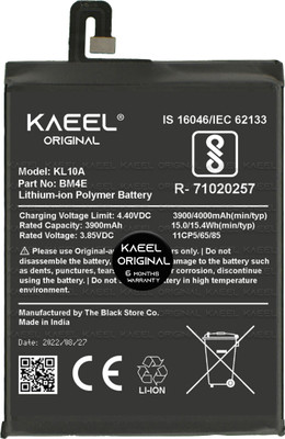 Kaeel Original Mobile Battery For  Xiaomi MI Poco Pocophone F1 M1805E10A, Poco F1 6 Months Warranty.