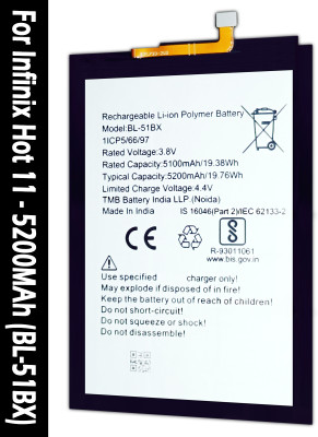 SOCO Mobile Battery For  INFINIX HOT 11 - 5200MAh