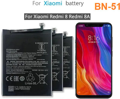 BKN Mobile Battery For  XIAOMI / REDMI / POCO / Mi QUALITY CHECKED ORIGNAL Battery Compatible For Xiaomi Redmi 8 /8A BN51 5000 mAh