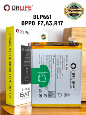 orlife Mobile Battery For  Oppo A7 / Oppo A3|BLP661( 1 Year Replacement Warranty )