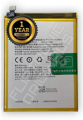FLIPTRONICS ORIGINALS Mobile Battery For  Oppo Original BLP623 Battery for Oppo R9s Plus / F3 Plus with 1 Year Warranty