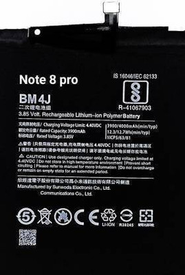 Tech4GSM Mobile Battery For  Xiaomi Note 8 Pro.