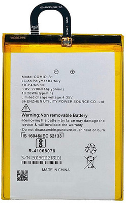 APTIVOS Mobile Battery For  Comio S1 (2700 mAh)