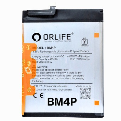 orlife Mobile Battery For  Xiaomi Redmi K30, Poco X2 BM4P ( 1 Year Replacement Warranty )