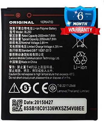 THE BATTERY STORE Mobile Battery For  Lenovo BL-253 Original Battery BL-253 with 6 Months Warranty and High Capacity Battery Backup