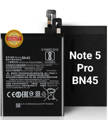 MATSV Mobile Battery For  Xiaomi Mi Note 5 Pro/ BN45/ 4000mAh