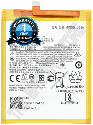 THE BATTERY STORE Mobile Battery For  Motorola Original LG50 Battery for Motorola One Fusion Plus 1 Year Warranty
