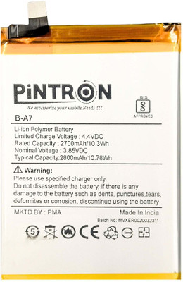 Pintron Mobile Battery For  Vivo V3 / V3Max Mobile Battery For Vivo V3 / V3Max B-A7 2600mAh with 90 days Warranty