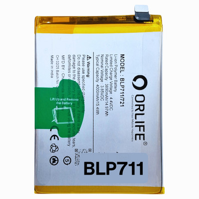 orlife Mobile Battery For  Oppo A1K CPH1923, BLP711 (1 Year Replacement Warranty )