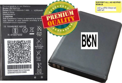 BKN Mobile Battery For  JIO / LYF LYF JIO F91 FM BATTERY LYF Jio Phone ALL JIO KEYPAD PHONE BATTERY 2000 MAH