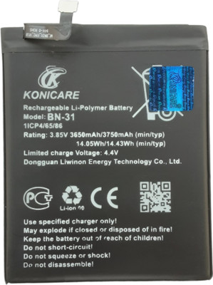 KONICARE Mobile Battery For  Xiaomi Mi A1, Redmi Y1, Redmi Y2, Redmi Note 5A BN31