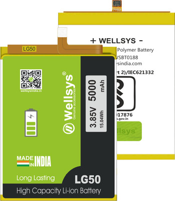 WELLSYS Mobile Battery For  Motorola One Fusion Plus ( LG50) 5000mAh