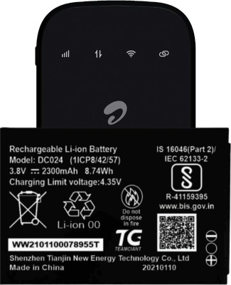 TokTon Mobile Battery For  Airtel Xstream DigitalTV AMF-311WW Full Backup 2300mAh