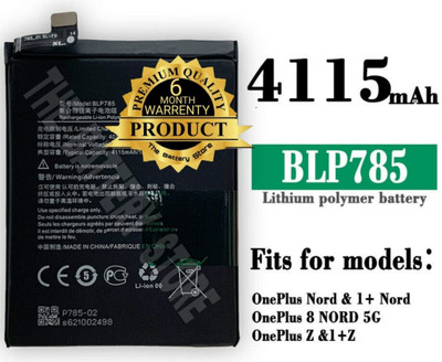 THE BATTERY STORE Mobile Battery For  Oneplus BLP785 Battery for nord/ 8 NORD 5G / Z with 6 Month Warranty