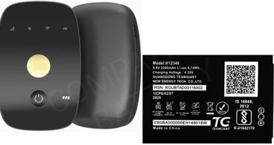 Wokia-Electronics Company Mobile Battery For  Compatible Jio Relaince H12348 JioFi 2|M2|M2S|Airtel My WiFi(AMF-311WW) 4G Hotspot|ZTE Wipod Airtel 4G Router