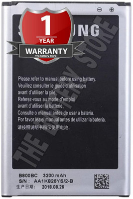 THE BATTERY STORE Mobile Battery For  Samsung Original Battery For Samsung Galaxy Note 3 With 1 Year Warranty