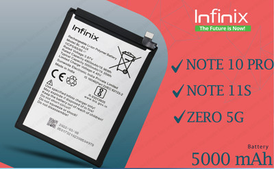 Infinix Mobile Battery For  BL49JX Infinix Note 10 Pro / Note 11S / ZERO 5G -5000 mAh-5000 Mah