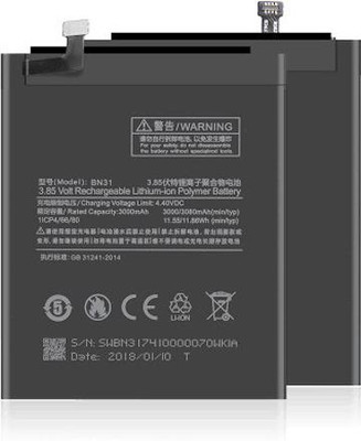 VEHUB Mobile Battery For  Xiaomi Redmi Y1 (BN31) Battery 3000/3080MAh