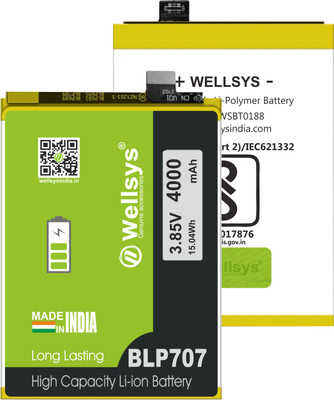 WELLSYS Mobile Battery For  OPPO F11 BLP707 (4000MAH)
