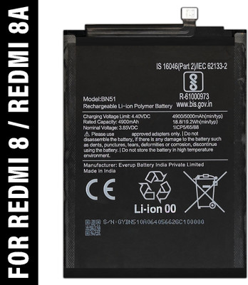 Safa Mobile Battery For  Redmi 8 / Redmi 8A - 5000mAh