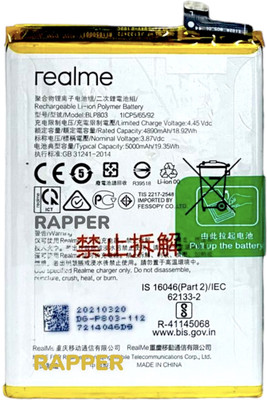 RAPPER Mobile Battery For  Oppo A53 / Realme 7i / Realme V3 BLP803 (5000mAH)