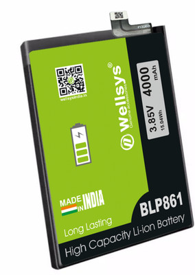 WELLSYS Mobile Battery For  OnePlus Nord 2 5G (BLP861 4000mAh)