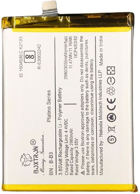 Boxtron Mobile Battery For  B-B3 Vivo X9 / X9PLUS - 3055 mAh Battery Capacity