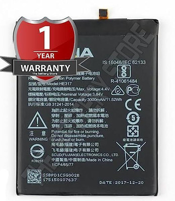 THE BATTERY STORE Mobile Battery For  Nokia Original HE316 Battery for Nokia 6 HE316/HE317/HE335 with 1 Year Warranty