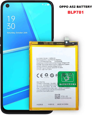 BKN Mobile Battery For  OPPO OPPO A52 MOBILE BATTERY (BLP781) 5000 MAH