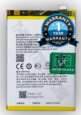 THE BATTERY STORE Mobile Battery For  Oppo Original BLP885 Battery for Oppo A76 CPH2375 with 1 Year warrenty