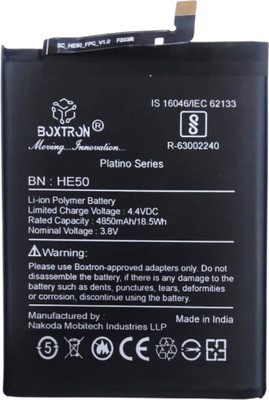 Boxtron Mobile Battery For  Moto E4 Plus / E5 Plus / HE50 Motorola MOTO E4 PLUS HE50 / 4850 mAh / 180 Days