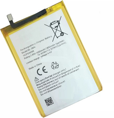 RAPPER Mobile Battery For  Itel BL-38AI P32/A44 Power/A52/P51/P33 Plus (4000mAh)