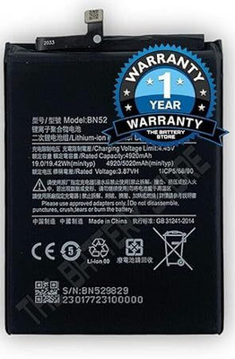 THE BATTERY STORE Mobile Battery For  Redmi Battery for Redmi Note 9 pro with 1 Year Warranty