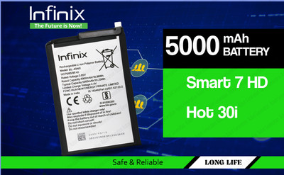 Infinix Mobile Battery For  BL 49NX Infinix Hot 30i ( X669C ) / Smart 7 HD( X6516 ) - 5000 mAh
