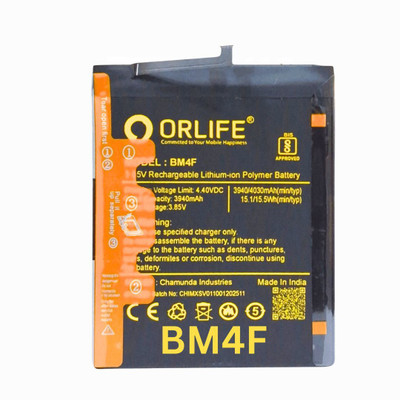orlife Mobile Battery For  Xiaomi MI A3 | 9 Lite | CC9 | CC9e | BM4F (1 Year Warranty)