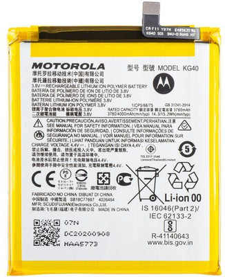 ROSKET Mobile Battery For  Motorola Moto G8 Plus (KG40) 4000mAh