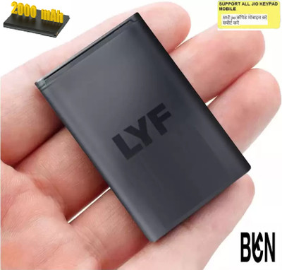 BKN Mobile Battery For  JIO / LYF ORIGNAL JIO KEYPAD LYF KEYPAD PHONE BATTERY (F41T) 2000 MAH