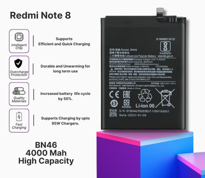 LIFON Mobile Battery For  MI Redmi Note 8