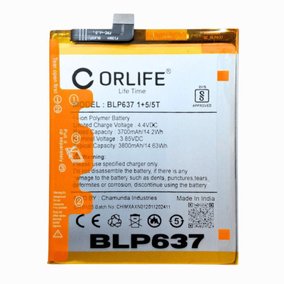 orlife Mobile Battery For  Oneplus 5 | 5T (1 Year Replacement Warranty)