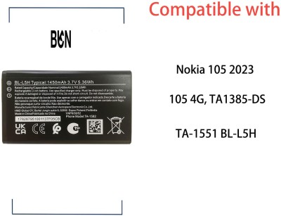 BKN Mobile Battery For  NOKIA NOKIA 105 2023 / 105 4G / TA1385-DS / TA1551 (BL-L5H) BATTERY