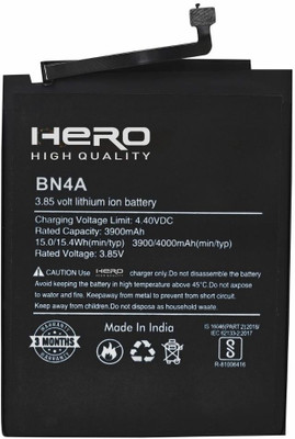 herohighquality Mobile Battery For  XIAOMI/REDMI/MI NOTE 7/NOTE 7 PRO