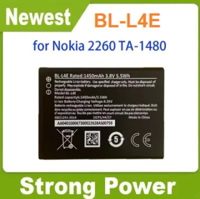 BKN Mobile Battery For  NOKIA QUALITY CHECKED BL-L4E BATTERY FOR NOKIA 2660 FLIP (TA-980) MOBILE (1450 MAH)