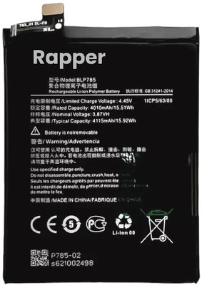 RAPPER Mobile Battery For  OnePlus Nord BLP785 (4115mAH)