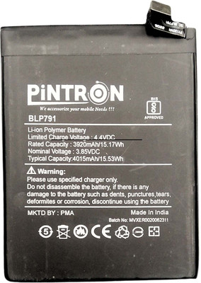Pintron Mobile Battery For  Oppo F 17 PRO Mobile Battery for Oppo F 17 PRO / BLP791 with 90 Days of warranty