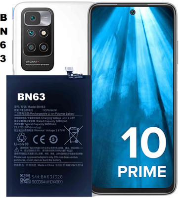 BKN Mobile Battery For  XIAOMI / REDMI / POCO / Mi New BN63 Replacement Battery High Quality For Xiaomi Redmi 10 /10 Prime 6000 mAh
