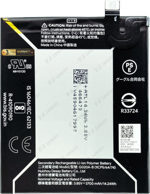 Zewon Mobile Battery For  Google Pixel 3a XL G020B Battery 6 Months Warranty*