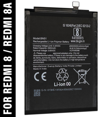 SUFO Mobile Battery For  Redmi 8 / 8A - 5000MAh